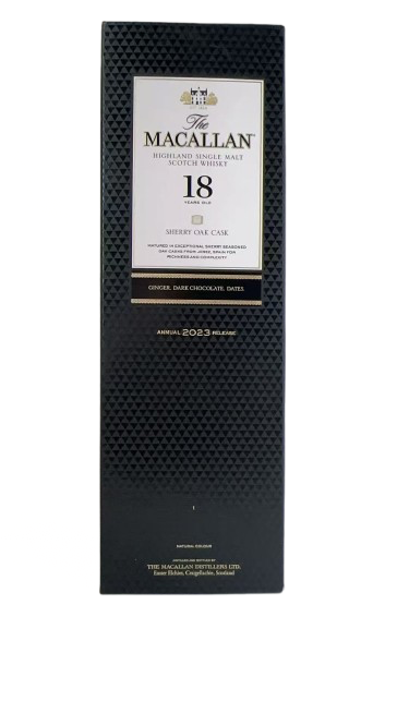 Macallan 18 Years Old Sherry Oak 麥卡倫18年雪梨單一桶 2023 release Japan 日本版