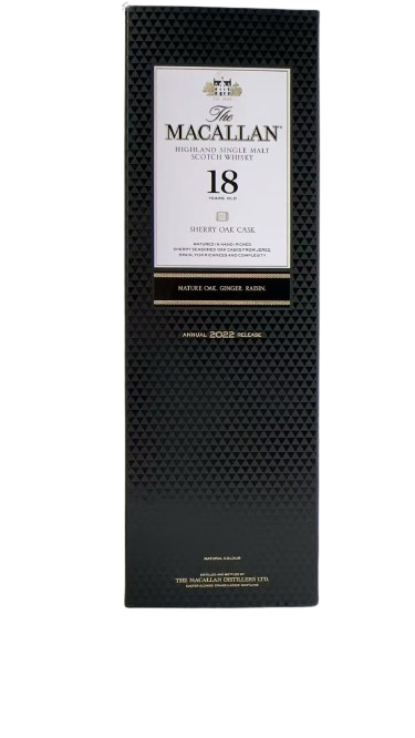 Macallan 18 Years Old Sherry Oak 麥卡倫18年雪梨單一桶 2022 release Japan 日本版