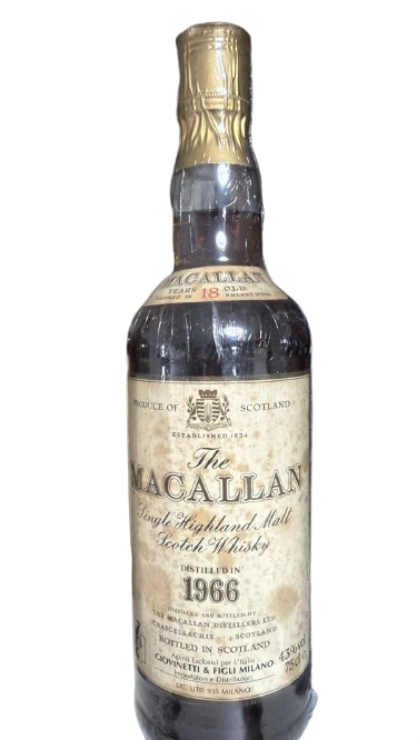 Macallan 1966 18 Year Old Special Selection bottled in 1984 - Lik Tin Century