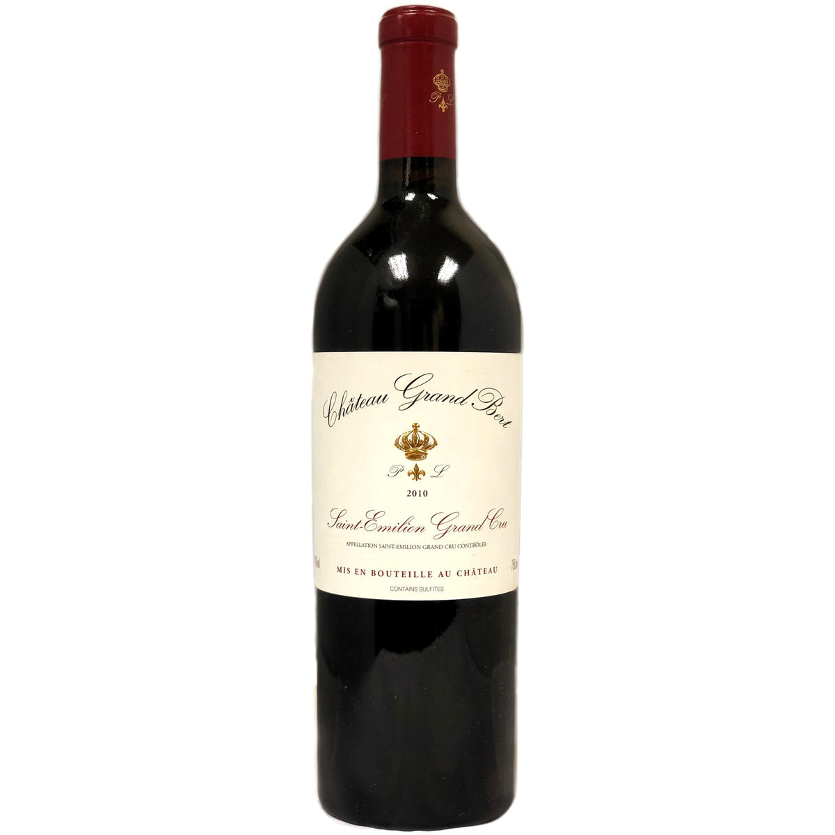 Chateau Grand Bert 1ER Grand Cru 2010 - wine- french-Lik Tin Century