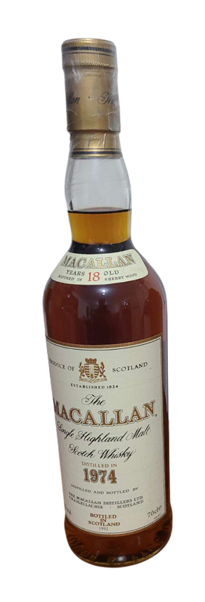 Macallan 1974 18 Year Old Special Selection bottled in 1992