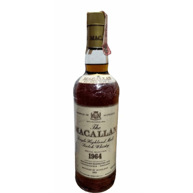 Macallan 1964 18 Year Old Special Selection bottled in 1981
