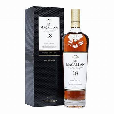 Macallan 18 Years Old Sherry Oak (2021 release)